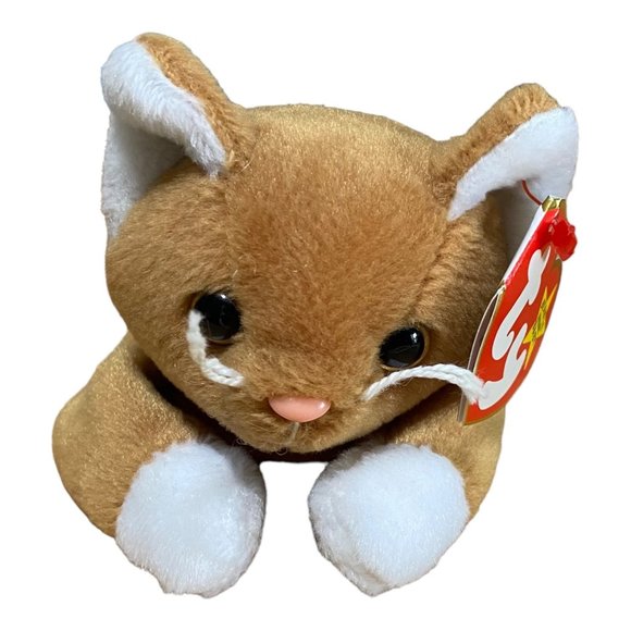 Ty Toys Ty Beanie Babies Nip Cat Plush Stuffed Animal Hang 4th Gen